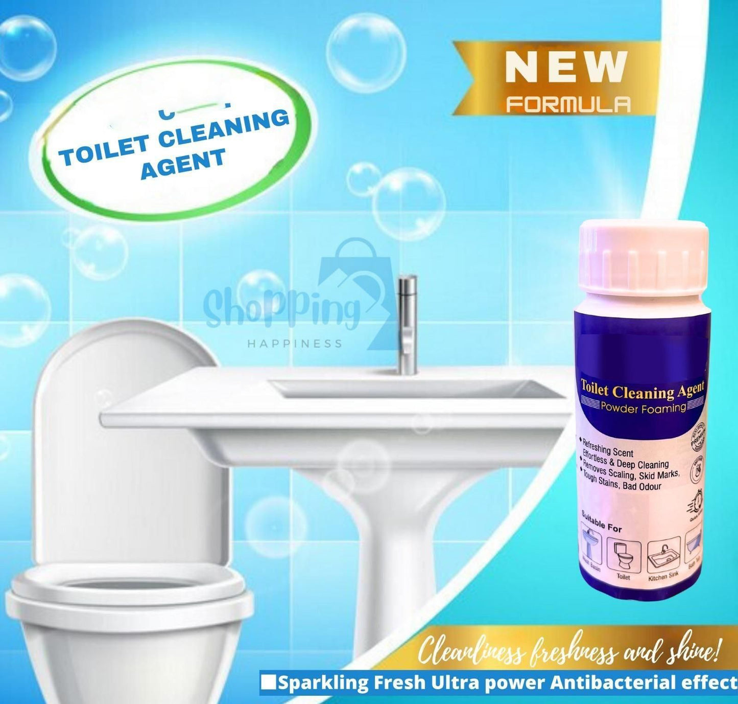 Toilet Cleaning Agent  (Pack of 2)