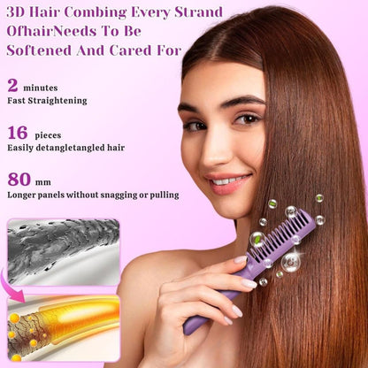 Meneflix Adjustable Hair Straightener Hot Comb