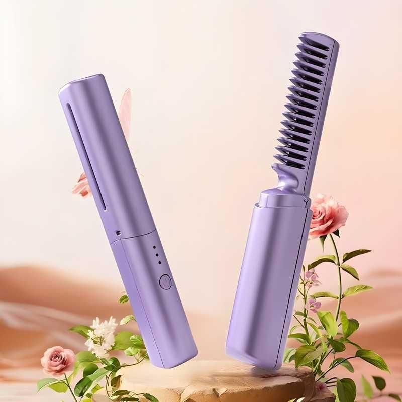 Meneflix Adjustable Hair Straightener Hot Comb